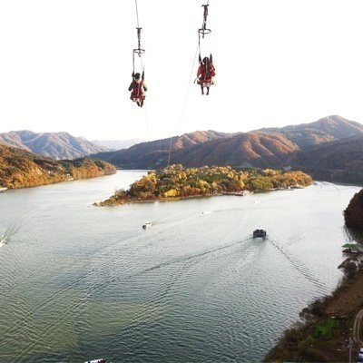 [남이섬] 스카이라인 짚와이어