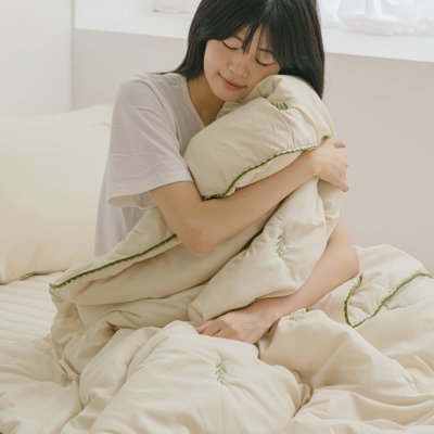 [바자르]소보로 사계절 자수 차렵이불