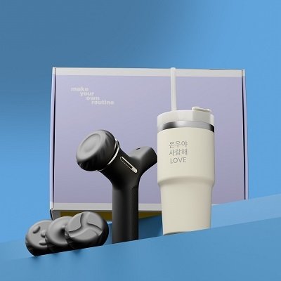 [노블앤코] 마사지건&텀블러 세트
