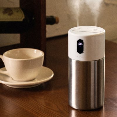[일리안]스텐 듀얼 무선 미니 가습기