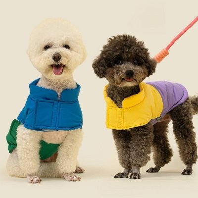 [준성펫] 강아지 패딩 조끼
