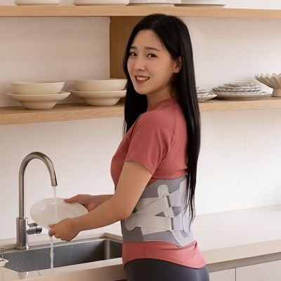 [디큐브]한일의료기 무선 허리마사지