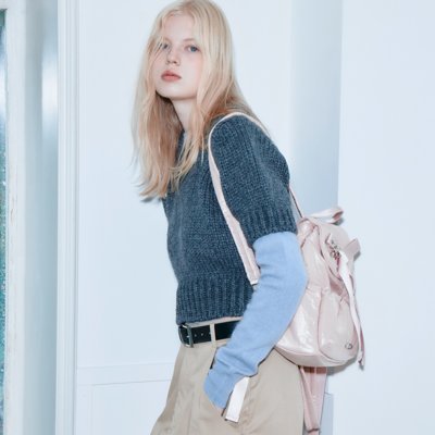 퍼피 보우 백팩