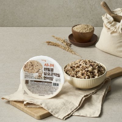 시니어 렌틸콩발효곤약현미밥