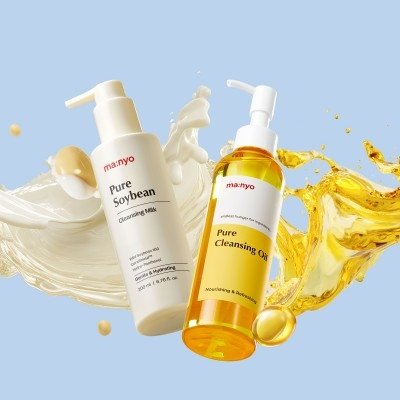 퓨어클렌징오일&밀크 2종