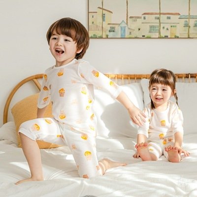 [베베라온] 밤부 메쉬 7부 내복