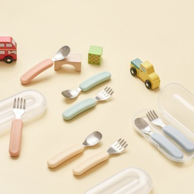 [에디슨] 이지그립 실리콘 스푼포크