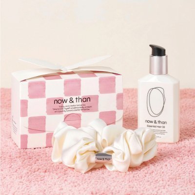 [나우앤댄] 헤어오일&스크런치 세트