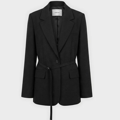 허리벨트 원버튼 자켓