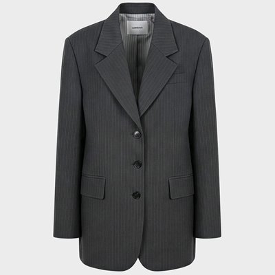 스트라이프포인트뒷트임자켓