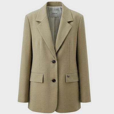 뒷 겹트임 투버튼 자켓