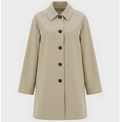 비죠장식 하프버버리코트