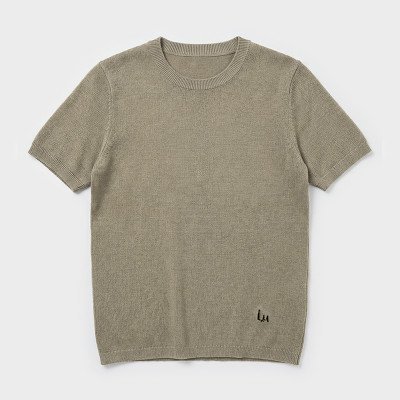 미니멀 베이직 반팔 니트