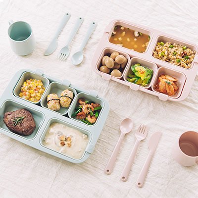 유아식판 토끼 원플레이트