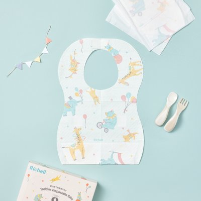 [릿첼] 일회용 유아 턱받이