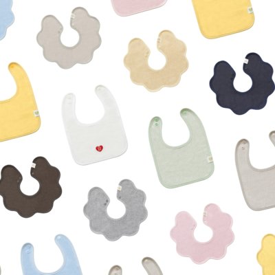 방수 테리 턱받이