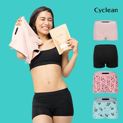 [싸이클린]오가닉 입는 생리팬티 박서