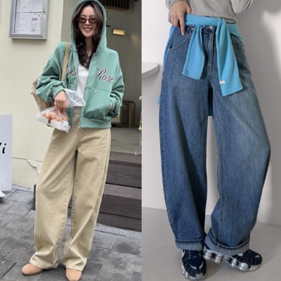 [메이블루]카치온or팬던트 커브 팬츠