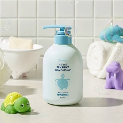 [베비언스]센서티브베이비 2in1워시