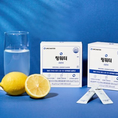 [링워터]땀 흘린 뒤 한 컵,레몬맛