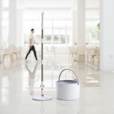 [크린리빙] 원형 밀대걸레세트+봉홀더