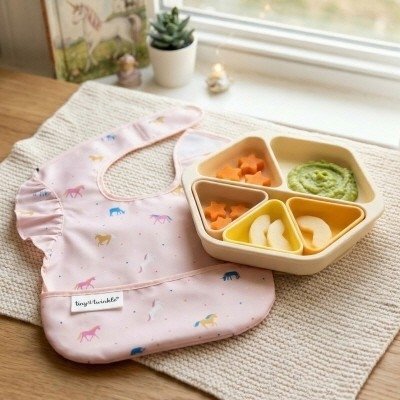 [타이니트윙클] 모듈흡착식판+턱받이