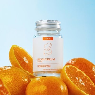 [프롬오름] 퓨어탭 감귤향 고체치약