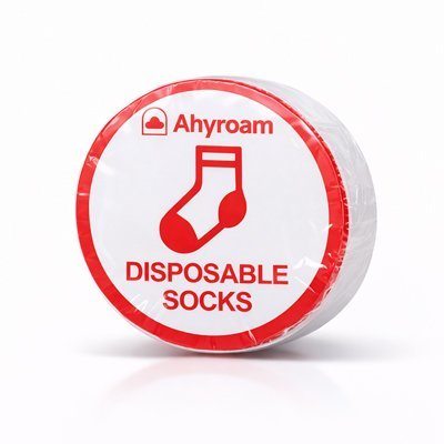 [아이로암] 일회용 압축 중목 양말