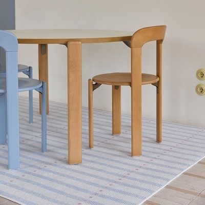 샤베트 블루 러그