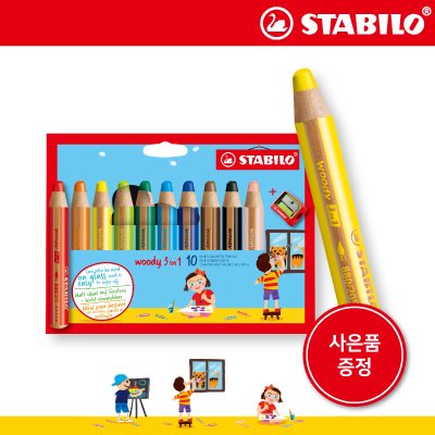 [스타빌로] 우디 3 in 1 색연필