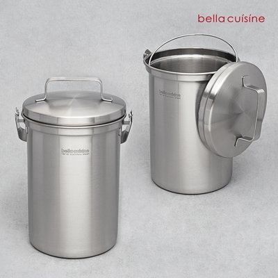 [벨라쿠진] 스텐304 음식물쓰레기통
