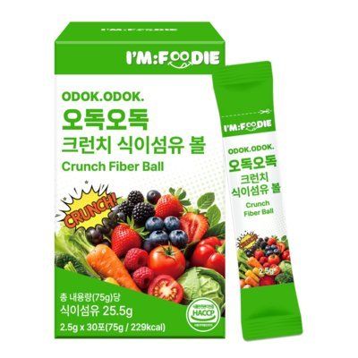 [아임푸디]오독오독 크런치 식이섬유볼