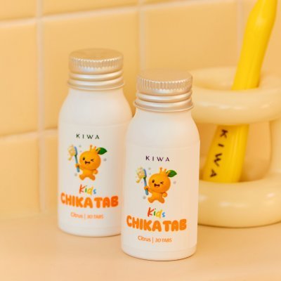 [키와] 어린이 고체치약 치카탭