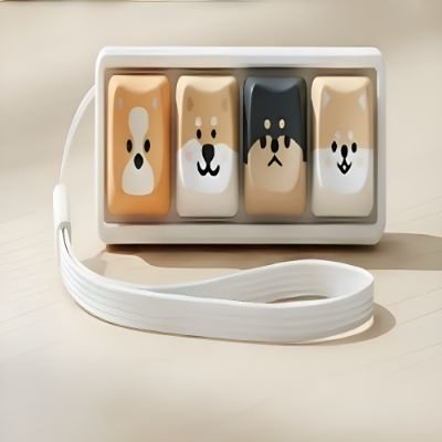 [IJ LIVING]강아지 키캡 키링