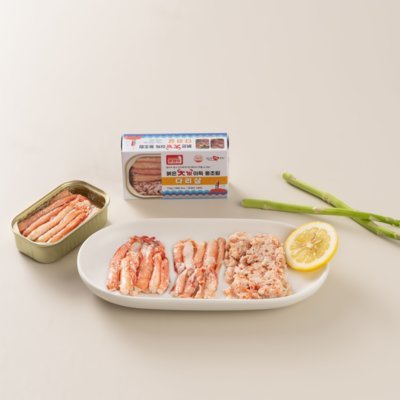 [쿨애비] 붉은대게이득 통조림 다리살