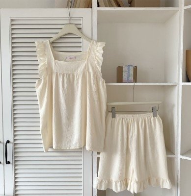 [나루월드] 프릴 잠옷 세트