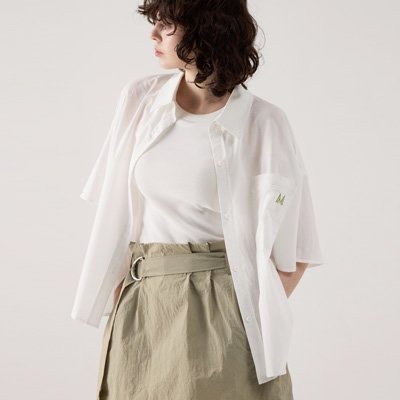 [메라모조]돌먼슬리브루즈핏셔츠블라우스