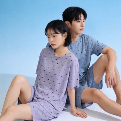 [이너쿠키] 여름 냉감 홈웨어1세트