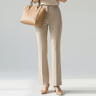 [리얼슬로우] 세미부츠컷 스판 슬랙스