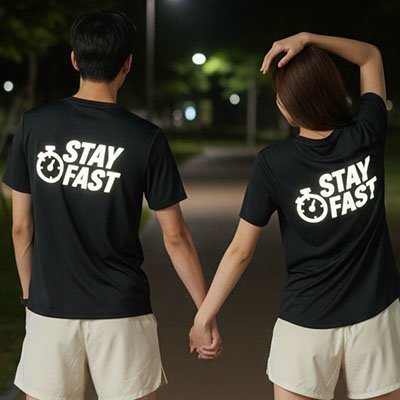 [프롬로우] 에어로쿨 반사 런닝반팔