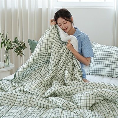 [플로라] 시어서커 여름 차렵이불