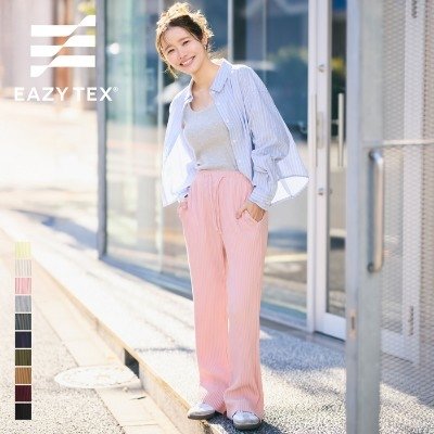 [coca]EAZYTEX 조젯골지팬츠