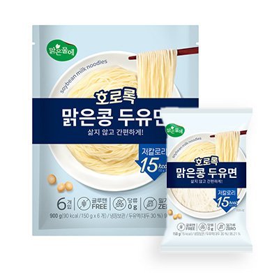 [맑은물에]호로록 맑은콩 두유면