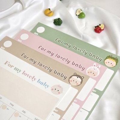 [육오빠] 이유식달력 꾸미기 세트