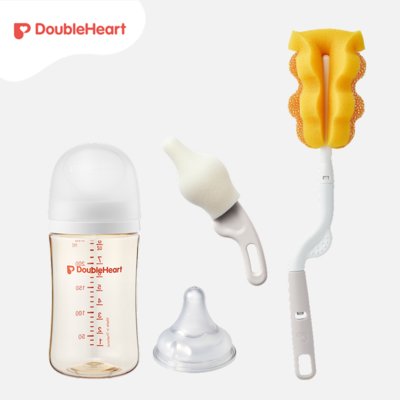 [더블하트] 젖병&젖꼭지&브러시 세트