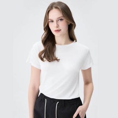 [세컨스킨]심리스모달 반소매탑 _릴스