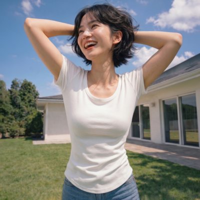 몸매보정 노브라티 반팔