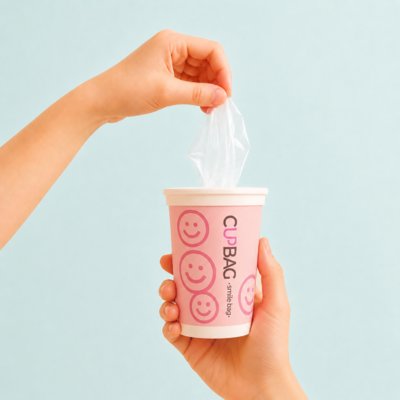컵에담아 한장씩 뽑아쓰는위생백