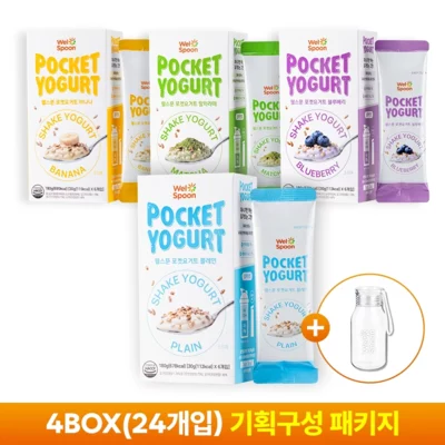 [웰스푼] 포켓 요거트 4종
