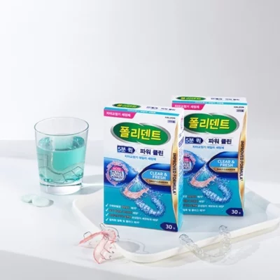 [폴리덴트] 치아교정기 세정제